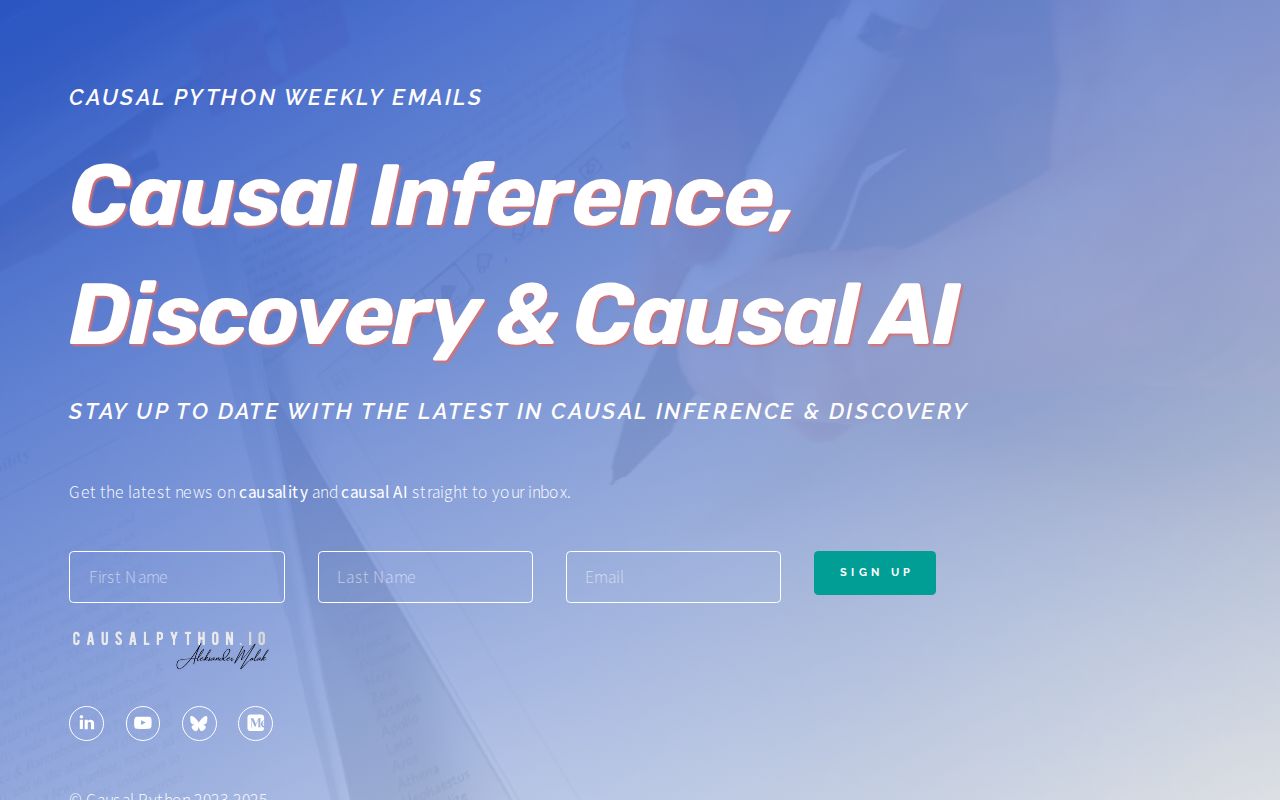 Causal Python || Your go-to resource for learning about Causality in Python